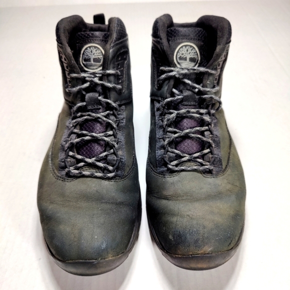 Timberland Solar Wave Black Nubuck Leather Boots Outdoor Men's Shoes Size 12 - Picture 2 of 12